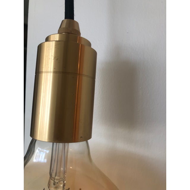 Contemporary Tala Brass Plug-in Pendant For Sale - Image 4 of 9