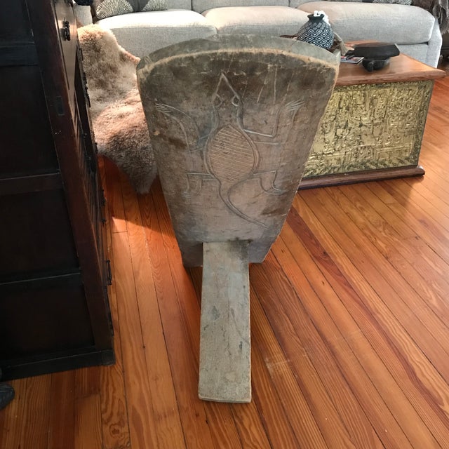 Antique African “Palaver” Birthing Chair Chairish