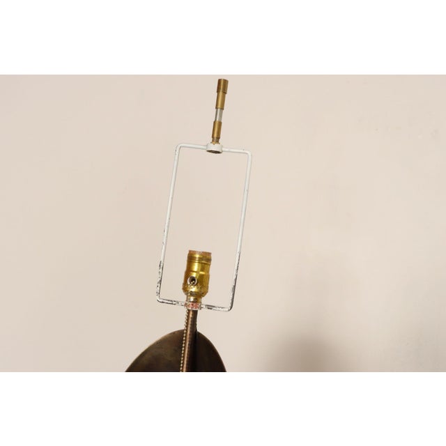 Pair of Vintage Brutalist Steel "Ribbon" Table Lamps by Richard Barr for Laurel For Sale - Image 17 of 18