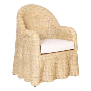 Ghost Drapery Armchair For Sale