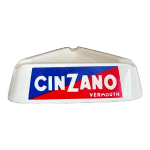 1970s Vintage Cinzano Vermouth Italian Bistro Ashtray