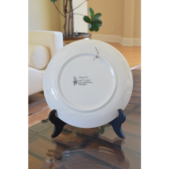 Dakas Ceramic Decorative Plate For Sale In San Diego - Image 6 of 6