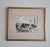 1950s Fine Grisaille Watercolors by a Travelling Artist Signed - Set of 4 For Sale - Image 4 of 8