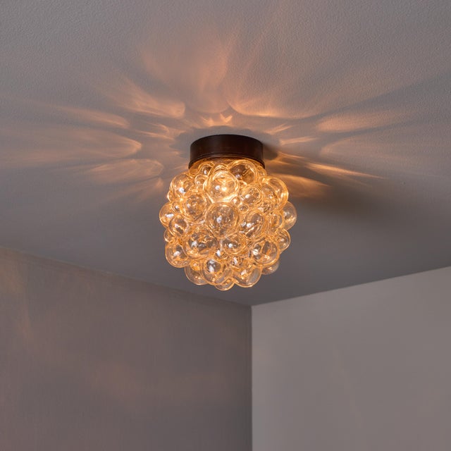 1960s Helena Tynell Bubble Glass Wall or Ceiling Lamp For Sale - Image 11 of 17