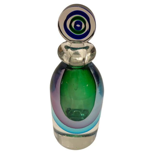 1960s Murano Glass Perfume Bottles- Set of 7 For Sale - Image 10 of 12