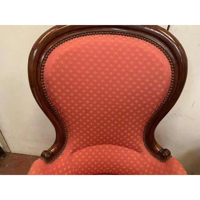 Louis Philippe Armchairs in Mahogany, Set of 2 For Sale - Image 3 of 15