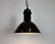 Industrial Black Enamel Pendant Lamp from Aeg, 1930s For Sale - Image 10 of 16