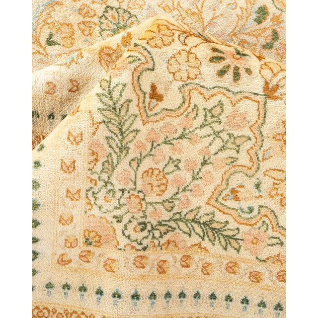 Textile Mogul Hand Knotted Area Rug, Ivory - 8' 2" x 10' 4" For Sale - Image 7 of 9