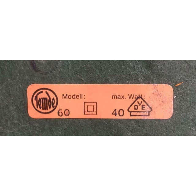 Mid-Century Swiss Space Age Mushroom Type 60 Table Lamp from Temde, 1960s For Sale - Image 15 of 18