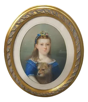 Victorian Artist, Portrait, Large Artwork, 1880, Framed