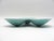 Turquoise 1950s Belle Kogan for Roseville Pottery Keynote Turquoise Blue Tidbit Tray Sputnick Atomic Space Age For Sale - Image 8 of 10