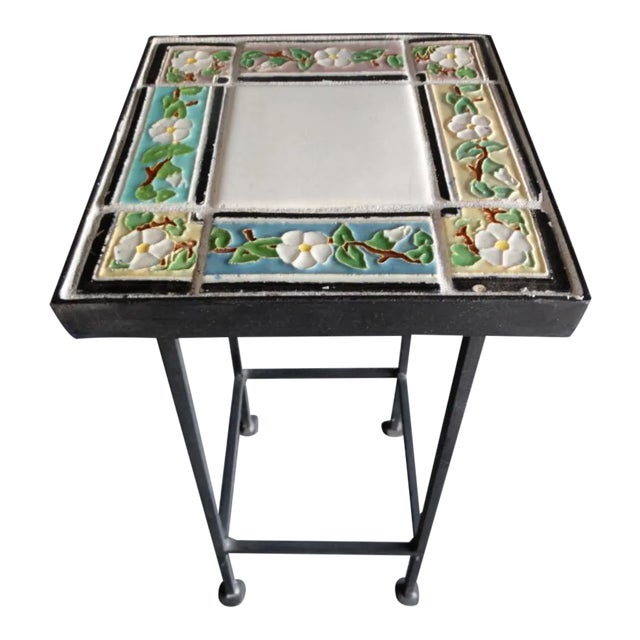 Malibu 9-Tile Spanish Revival Cocktail Table For Sale