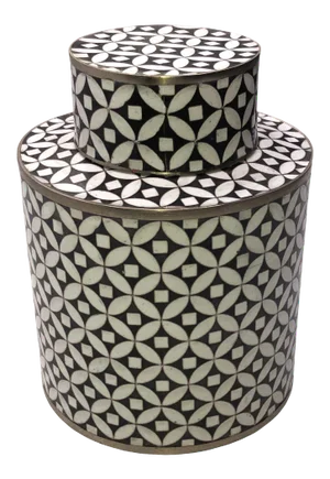 Geometric Fabienne Jouvin Tea Jar Canister