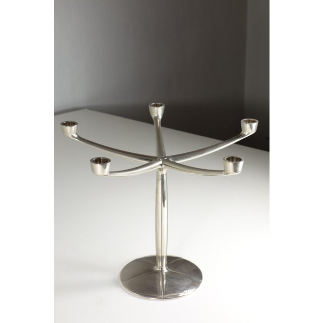 The Marcel Wanders Lucy candle holder from Goods has a highly decorative, eye-catching design. The polished nickel-plated...