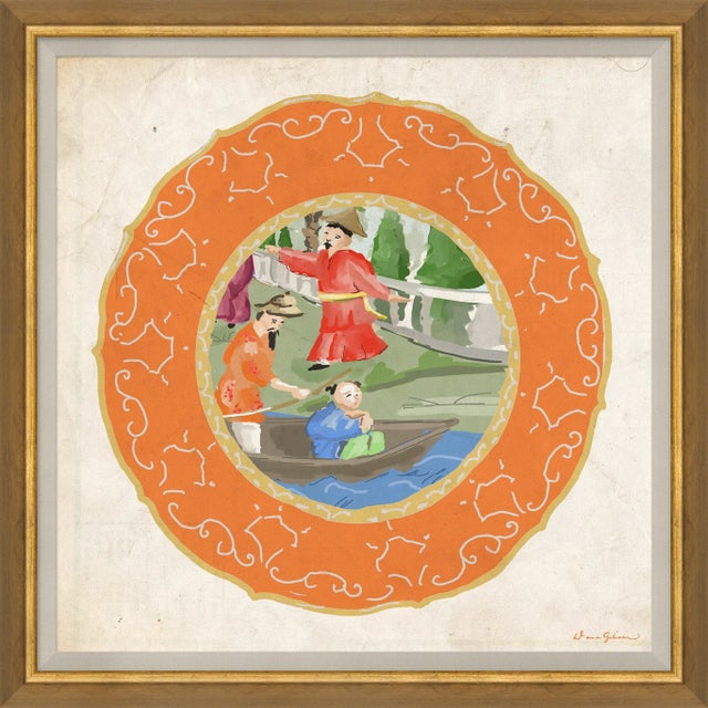 Contemporary Sevres Reunion By Dana Gibson, Framed Art Print For Sale - Image 3 of 3