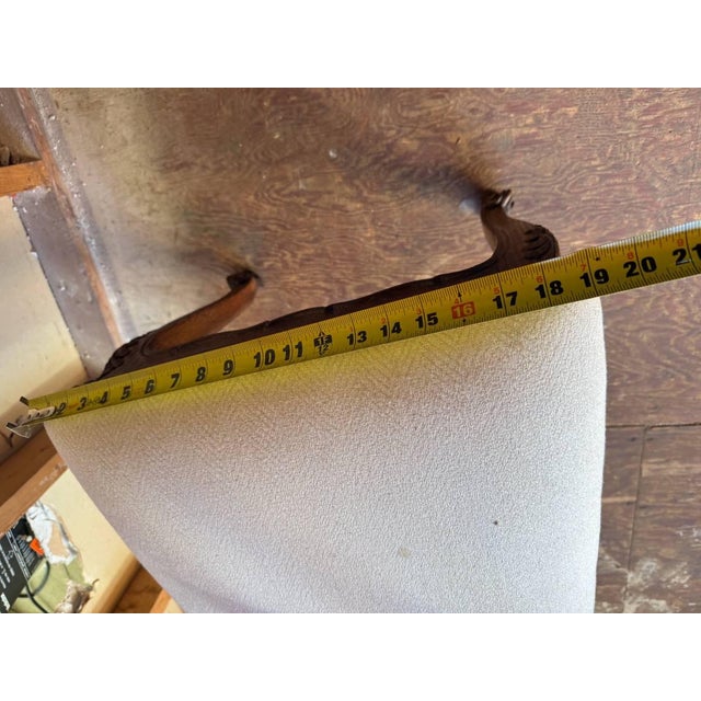 Antique French provincial style Carved Oak Dining Chairs For Sale - Image 15 of 17