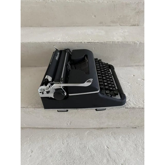 Metal Vintage Model SM2 Olympia Typewriter, 1930s For Sale - Image 7 of 12