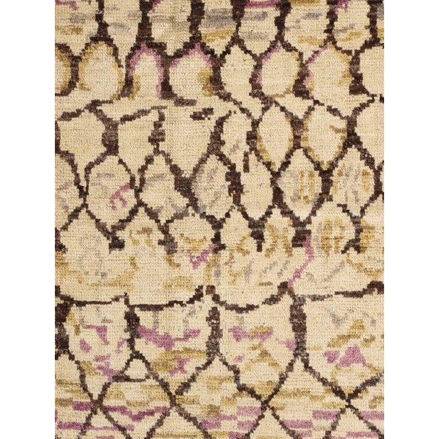 Vintage Moroccan Hand-Knotted Rug 5'9" X 8'5" For Sale - Image 4 of 6