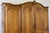 Vintage Louis XVI French Oak Four Door Carved Armoire For Sale - Image 9 of 11