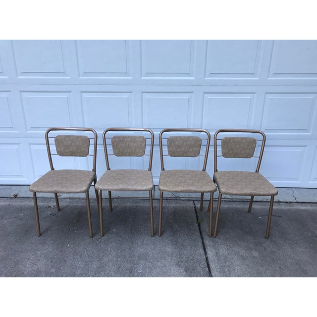 Vintage Hamilton Cosco “Fashionfold” Folding Chairs Set of 4 Chairish