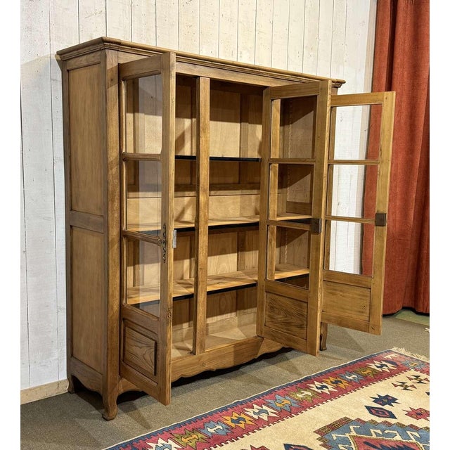 School Library Bookcase in Chestnut Wood, 1950s For Sale - Image 11 of 16