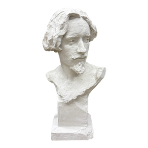 19th Century French Plaster Bust