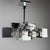 Vintage Metal Chandelier by Gaetano Sciolari, Italy, 1950s For Sale - Image 6 of 18