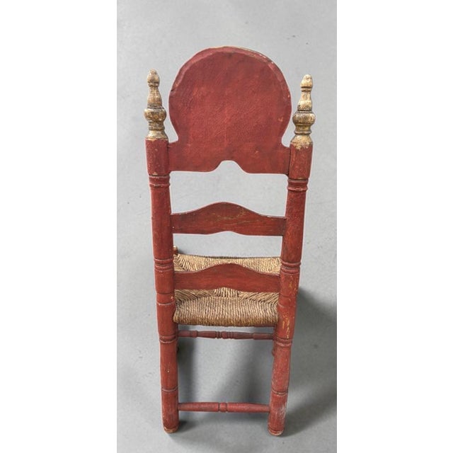 Polychrome Dining Chairs, 1950s, Set of 6 For Sale - Image 3 of 7