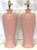 Mid-Century Modern Vintage Mid Century Barbiecore Pink Ceramic Lamps- A Pair For Sale - Image 3 of 14