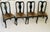 Mid 20th Century 4 Ebonised Queen Ann Style Dining Chairs With TapestryUpholstery For Sale - Image 9 of 11