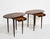 Wood Mid Century Traditional Tapered Leg Flip Top Tables - A Pair For Sale - Image 7 of 12