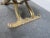 Mid 20th Century Italian Style Carved & Gilded X Base Coffee Table For Sale - Image 5 of 6