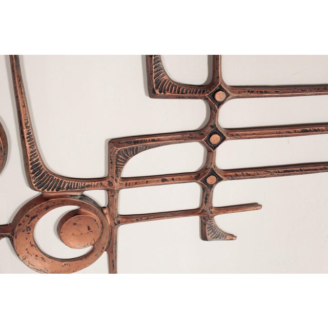 Brutalist Wall Relief, 1970s For Sale - Image 4 of 13