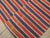 Red Galerie Shabab Collection Red & Black Mid-20th Century Handmade Turkish Flat-Weave Kilim Accent Rug For Sale - Image 8 of 10