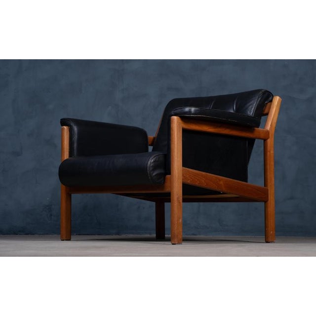 Black Lounge Chairs in Teak by Karl-Erik Ekselius, 1960s, Set of 2 For Sale - Image 8 of 13