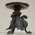 Pair of Renaissance Revival Bronze Rose Bowl ~ Pillar Candle Stands For Sale - Image 17 of 18