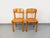 Two vintage Scandinavian chairs from the 1970s, attributed to the Danish designer Rainer Daumiller, made of pine, in very...