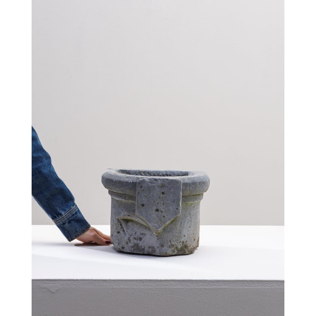 19th Century Belgian Blue Stone Fountain Basin For Sale - Image 10 of 18