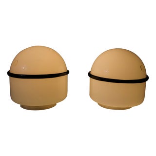 Murano Glass Table Lamps by Renato Toso & Noti Massari for Leucos, 1960s, Set of 2 For Sale