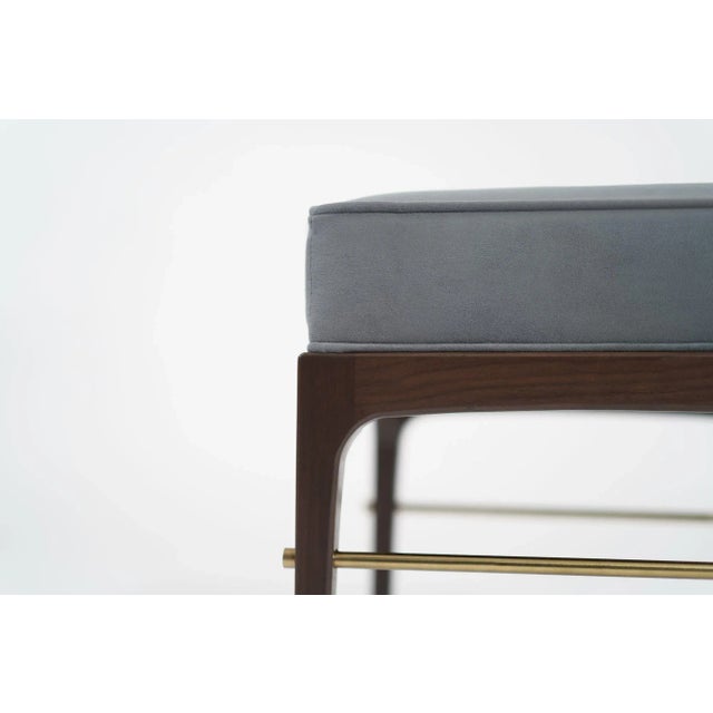 Linear Stools in Walnut Series 18 by Stamford Modern - a Pair For Sale - Image 10 of 12