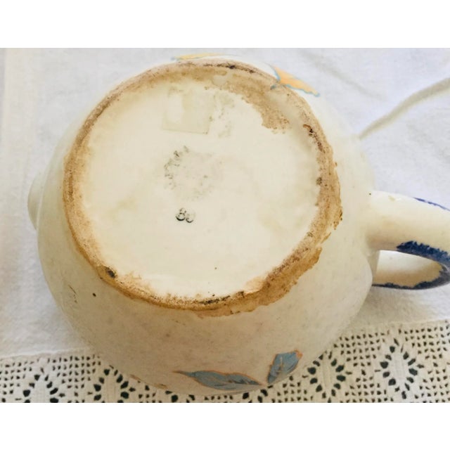French Country 1940s Pitcher Vileroy & Bosch Floral Cream Jug /Jar For Sale - Image 3 of 3