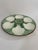 1930s 1930s French Longchamp Green and White Majolica Oyster Plate For Sale - Image 5 of 16