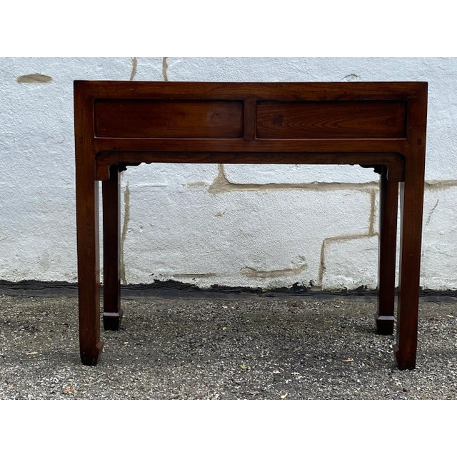 1930s 1930s Vintage Asian Inspired Console Table For Sale - Image 5 of 8