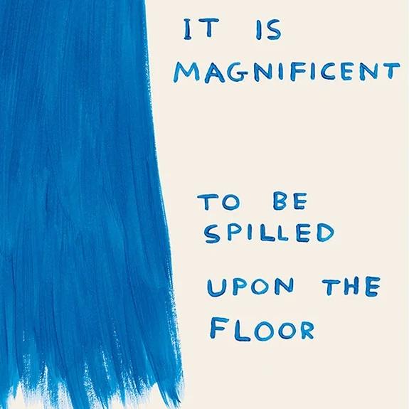 David Shrigley Signs of the Zodiac Poster (Individual), Aquarius Accompanied by a Certificate of Authenticity Dimension:...