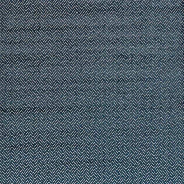 Harlequin Triadic Fabric in Coast Blue For Sale