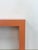 Vintage Salmon Laminate Narrow Console Sofa Table Postmodern Retro Slim For Sale In Tampa - Image 6 of 12