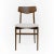Wood Walnut-Stained Beech and Bouclè Fabric Dining Chairs, Denmark, 1960s, Set of 6 For Sale - Image 7 of 11