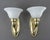 Art Deco Brass Wall Lamps, Austria, 1930s, Set of 2 For Sale - Image 3 of 8