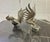Mid-Century Modern Set of 2 Vintage Silver Fighting Roosters For Sale - Image 3 of 6