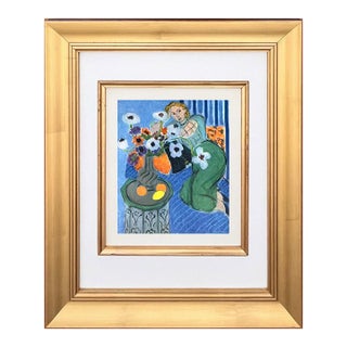 Matisse 20 Harmony in Blue Framed For Sale